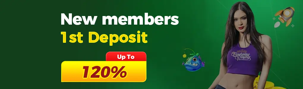 new member 1st deposit up tp 120% at jilispins