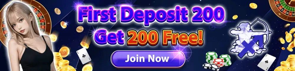 first deposit get 200 free