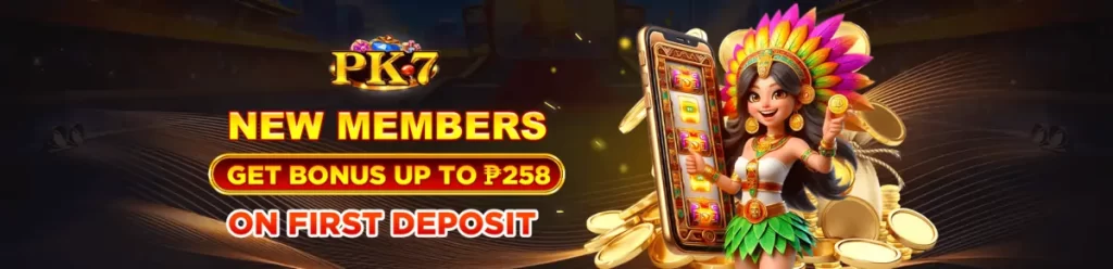 pk7 new member bonus up to 258 on first deposit