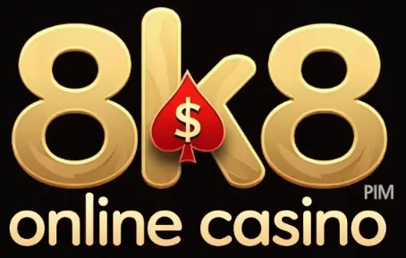 official logo for 8k8 online casino