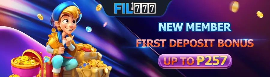 New member bonus up to P257 at Fil777 Ph Casino-play now!