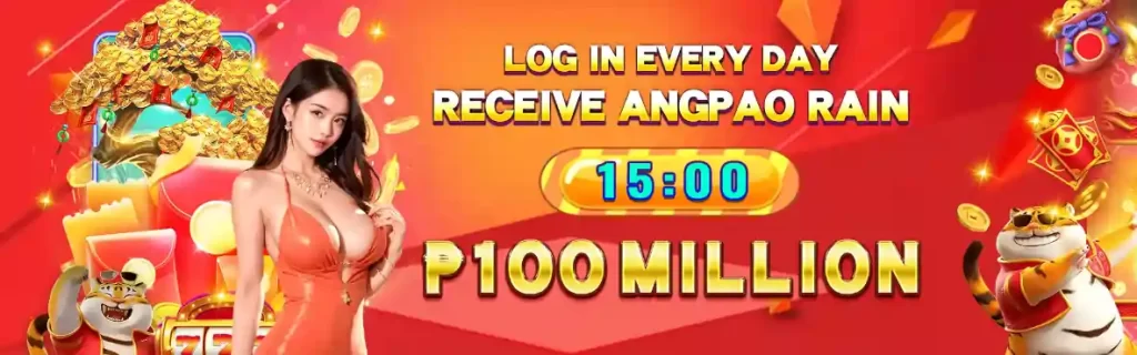 login everyday receive angpao